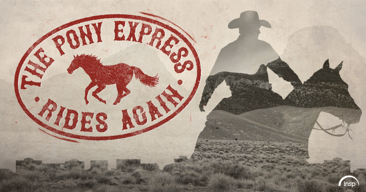 The Pony Express Annual Ride What Is it? INSP TV TV Shows and Movies