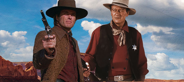 Clint Eastwood and John Wayne … Friends or Foes?